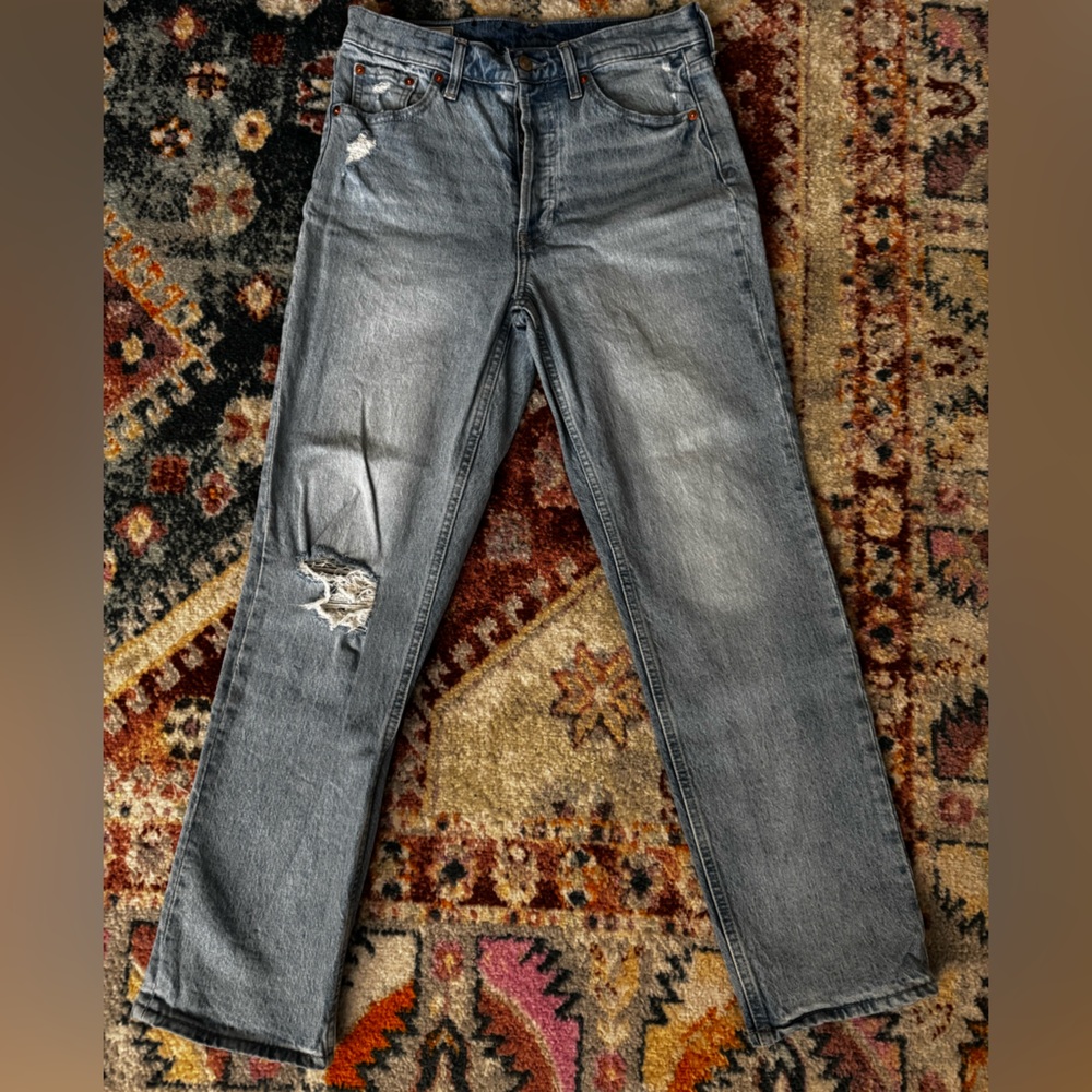 Gap High Rise Cheeky Straight Jeans Size 27